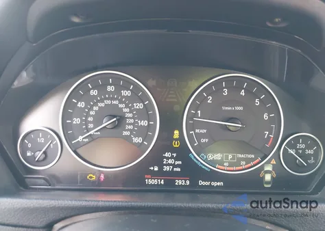 2013 BMW 328I xDrive из США, поврежденный, VIN WBA3B5C53DF597043